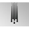 01220 ROUND SEXTUPLE BLACK - MODERN LIGHTING