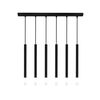 01224 BAR SEXTUPLE BLACK - MODERN LIGHTING
