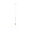 09711 ROUND SINGLE WHITE/GOLD - MODERN LIGHTING