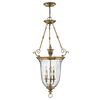 CAMBRIDGE 3 LIGHT LARGE PENDANT - BURNISHED BRASS HINKLEY - ΦΑΝΆΡΙΑ ΦΩΤΙΣΜΟΎ