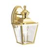 BAY SHORE 1 LIGHT SMALL OUTDOOR WALL LIGHT - POLISHED BRASS KICHLER 5 YEAR ANTI CORROSION GUARANTEE - ΦΑΝΆΡΙΑ ΦΩΤΙΣΜΟΎ