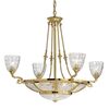 ΚΛΑΣΙΚΆ ΦΩΤΙΣΤΙΚΆ < ΙΤΑΛΙΚΆ POSSONI >   CHANDELIER WITH ONYX GLASS FINISH  008-034    22XMAX42W E14 - ΚΡΕΜΑΣΤΆ ΦΩΤΙΣΤΙΚΆ