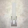 SATIN NICHEL FINISH WALL LIGHT WITH HANDCARVED CRYSTAL DIAM.8-H.32  1XG9 - ΚΛΑΣΙΚΆ ΦΩΤΙΣΤΙΚΆ