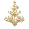 SANDED GOLD PLATED FINISH CHANDELIER 166XMAX42W E14  DIAM.265-H335 CM - ΚΡΕΜΑΣΤΆ ΦΩΤΙΣΤΙΚΆ