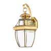 NEWBURY 1 LIGHT MEDIUM WALL LANTERN - LACQUERED POLISHED BRASS QUOIZEL GENERAL 2 YEAR GUARANTEE - ΦΑΝΆΡΙΑ ΦΩΤΙΣΜΟΎ