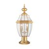 NEWBURY 2 LIGHT PEDESTAL - LACQUERED POLISHED BRASS QUOIZEL GENERAL 2 YEAR GUARANTEE - ΦΑΝΆΡΙΑ ΦΩΤΙΣΜΟΎ
