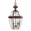 NEWBURY 2 LIGHT LARGE CHAIN LANTERN - LACQUERED AGED COPPER QUOIZEL GENERAL 2 YEAR GUARANTEE - ΦΑΝΆΡΙΑ ΦΩΤΙΣΜΟΎ