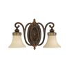 DRAWING ROOM 2 LIGHT WALL LIGHT - WALNUT WITH TRADITIONAL EDWARDIAN STYLE FEISS - ΤΟΊΧΟΥ ΦΩΤΙΣΤΙΚΆ 