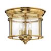 GENTRY 3 LIGHT FLUSH - POLISHED BRASS HINKLEY - ΟΡΟΦΉΣ ΦΩΤΙΣΤΙΚΆ 