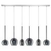 01156 BAR 6-LIGHTS SMOKE - MODERN LIGHTING