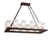 ΚΡΕΑΜΑΣΤΌ ΦΩΤΙΣΤΙΚΌ  ΚΑΦΈ W 40 L 100 • 12 Χ E14 - PENDANT LIGHTS