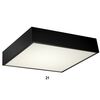ΜΟΝΤΈΡΝΑ ΦΩΤΙΣΤΙΚΆ ΜΊΝΙΜΑΛ > ΟΡΟΦΉΣ >  CEILING LAMP 01297-21-COLOR 36W LED 3000K, 3300 LM METAL W50 H08 CM   01297 BLACK - ΟΡΟΦΉΣ ΦΩΤΙΣΤΙΚΆ 