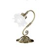 ΚΛΑΣΙΚΆ ΦΩΤΙΣΤΙΚΆ < ΙΤΑΛΙΚΆ POSSONI >   ANTIQUE BRASS FINISH TABLE LAMP WITH GLASS - PRODUCTS WITHOUT CATEGORY