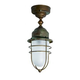 ΠΑΡΑΔΟΣΙΑΚΆ ΦΩΤΙΣΤΙΚΆ > VINTAGE RETRO ΙΤΑΛΙΚΆ > ΟΡΟΦΉΣ > LAMPADA SOSP FISSA V. OPALE FIN. AR  W:150MM   H:370MM  1XE27  220V  IP44 - ΟΡΟΦΉΣ ΦΩΤΙΣΤΙΚΆ 