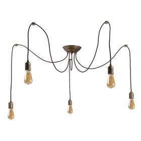 ΠΑΡΑΔΟΣΙΑΚΆ ΦΩΤΙΣΤΙΚΆ > VINTAGE RETRO ΙΤΑΛΙΚΆ > ΟΡΟΦΉΣ > LAMPADARIO 5L OTT. ANT-RAM - ΟΡΟΦΉΣ ΦΩΤΙΣΤΙΚΆ 