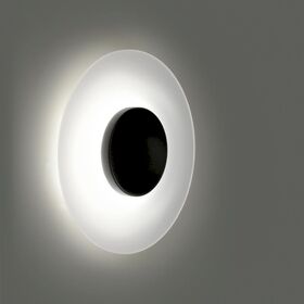 ΑΠΛΊΚΕΣ (ΕΠΊΤΟΙΧΑ ΦΩΤΙΣΤΙΚΆ)  LED WALL LIGHT 1X10 W BLACK HALOS   W:200MM   H:200MM   D:58MM - ΤΟΊΧΟΥ ΦΩΤΙΣΤΙΚΆ 