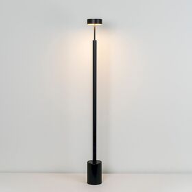 ΔΑΠΈΔΟΥ ΦΩΤΙΣΤΙΚΆ  LED FLOOR LAMP BLACK LACQUER 130 CM PEAK SERIES   W:120MM   H:1300MM