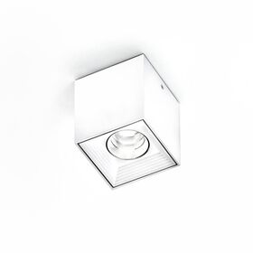 ΣΠΟΤ ΕΠΊΤΟΙΧΑ  LED SPOT LIGHT 1 X 9,3 W DIMABLE WHITE LACQUER   W:80MM   H:91MM   D:80MM - ΣΠΟΤ ΤΟΊΧΟΥ