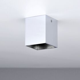 ΟΡΟΦΉΣ ΦΩΤΙΣΤΙΚΆ  LED CEILING LIGHT 1 X  5 W 2700 K, CRI90 , WHITE LACQUER   W:50MM   H:60MM   D:50MM - ΣΠΟΤ ΤΟΊΧΟΥ