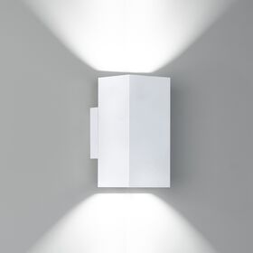 LED WALL LIGHT 2 X 7 W 2700 K, CRI90 ,WHITE LACQUER