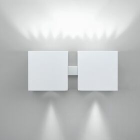ΑΠΛΊΚΕΣ (ΕΠΊΤΟΙΧΑ ΦΩΤΙΣΤΙΚΆ)  WALL LIGHT 1 X G9 3,8 W WHITE LACQUERING   W:180MM   H:80MM   D:101MM - ΣΠΟΤ ΤΟΊΧΟΥ