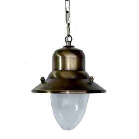 FISHING LAMPS HANGING OUTDOOR LUMINAIRE SMALL BRONZE FIREPLACE