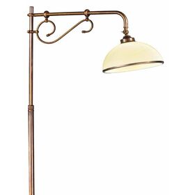 1L FLOOR LAMP BURNISHED D.35 SP.85 H.170-210