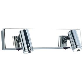 ΑΠΛΙΚΑ LED ΣΠΟΤ ΔΙΠΛΗ  ΧΡΩΜΙΟ 10W - ΤΟΊΧΟΥ ΦΩΤΙΣΤΙΚΆ 