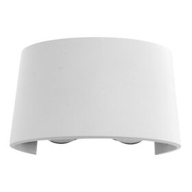 ΑΠΛΙΚΑ LED 4X1WATT 3000K ΛΕΥΚΟ - ΤΟΊΧΟΥ ΦΩΤΙΣΤΙΚΆ 