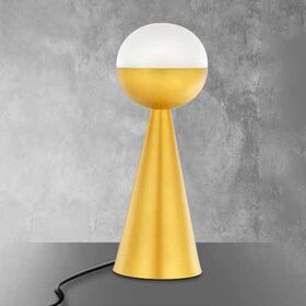 ΕΠΙΤΡΑΠΈΖΙΟ ΦΩΤΙΣΤΙΚΌ  TABLE LAMP  DIAMETER 15 CM HEIGHT 40 CM 01103-17 ALUMINIUM, GLASS E27, LED - PORTABLE BEDSIDE LAMPS