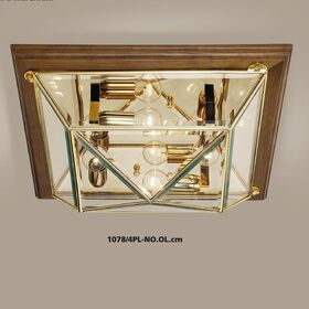 ΚΛΑΣΙΚΆ ΦΩΤΙΣΤΙΚΆ IL RELEGATO ΙΤΑΛΊΑΣ > ΟΡΟΦΉΣ >  CEILING   DIMENSIONS 43X43 SP.15 - ΟΡΟΦΉΣ ΦΩΤΙΣΤΙΚΆ 