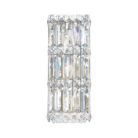 SCHONBEK ΚΛΑΣΣΙΚΆ ΦΩΤΙΣΤΙΚΆ ΑΠΛΊΚΕΣ QUANTUM 3 LIGHT 220V WALL SCONCE IN STAINLESS STEEL WITH CLEAR CRYSTALS FROM SWAROVSKI®