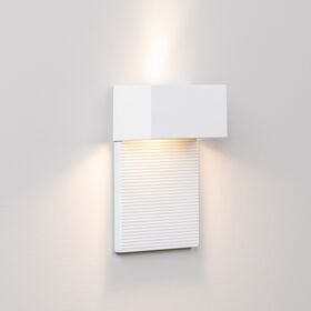 ΑΠΛΊΚΕΣ (ΕΠΊΤΟΙΧΑ ΦΩΤΙΣΤΙΚΆ)  WHITE WALL LIGHT 2 X 5W   W:110MM   H:151MM   D:45MM