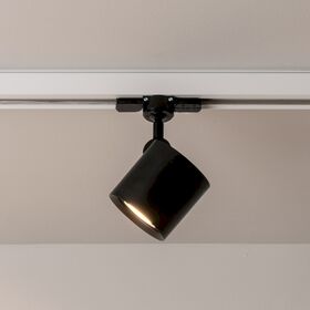 SPOT TRACK LIGHT BLACK LACQUERING 1P