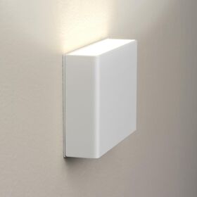ΑΠΛΊΚΕΣ (ΕΠΊΤΟΙΧΑ ΦΩΤΙΣΤΙΚΆ)  LED WALL LIGHT WHITE LACQUERING   W:130MM   H:91MM   D:31.5MM - ΣΠΟΤ ΤΟΊΧΟΥ
