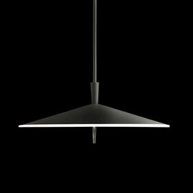 SUSPENSION 40 CM DIAMETER,METALLIC SHADE LED 3 X 7 W ANTHRACITE GREY LACQUER - ΚΡΕΜΑΣΤΆ ΦΩΤΙΣΤΙΚΆ