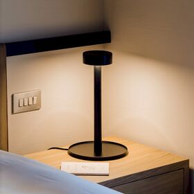 TABLE LAMP PEAK LANE SERIES, BLACK FINISH, AERIAL SWITCH