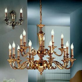 ΚΛΑΣΙΚΆ ΦΩΤΙΣΤΙΚΆ < ΙΤΑΛΙΚΆ POSSONI >   FRENCH GOLD CHANDELIER FINISH  002    8XMAX42W E14 - ΚΡΕΜΑΣΤΆ ΦΩΤΙΣΤΙΚΆ