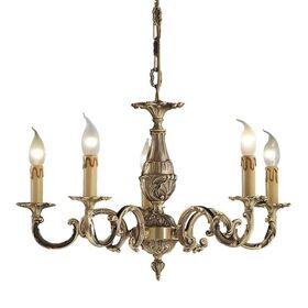 ΚΛΑΣΙΚΆ ΦΩΤΙΣΤΙΚΆ < ΙΤΑΛΙΚΆ POSSONI >   ANTIQUE BRASS FINISH CHANDELIER FINISH  008    9XMAX42W E14 - ΚΡΕΜΑΣΤΆ ΦΩΤΙΣΤΙΚΆ