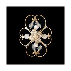 F2-1175-4 > CLOSE TO CEILING GOLD AND SILVER ANTICO WITH MURANO GLASS