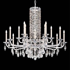 SIENA 17 LIGHT 220V CHANDELIER (NO SPIKES) IN ANTIQUE SILVER WITH CLEAR HERITAGE HANDCUT CRYSTAL - ΚΡΎΣΤΑΛΛΙΝΑ & ΓΥΆΛΙΝΑ ΦΩΤΙΣΤΙΚΆ