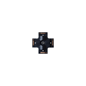 CROSS CONNECTOR FOR SPACE FRAME SYSTEM BLACK