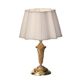 ΚΛΑΣΙΚΆ ΦΩΤΙΣΤΙΚΆ < ΙΤΑΛΙΚΆ POSSONI >   TABLE LAMP WITH SILK PLEATED SHADE FINISH  002-08    1XMAX42W E27 - ΚΛΑΣΙΚΆ ΦΩΤΙΣΤΙΚΆ