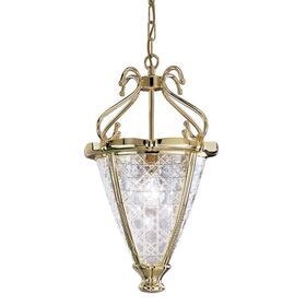 ΚΛΑΣΙΚΆ ΦΩΤΙΣΤΙΚΆ < ΙΤΑΛΙΚΆ POSSONI >   GOLD PLATED FINISH CHANDELIER WITH CRYSTAL GLASS FINISH  006    1XMAX42W E27 - ΚΡΕΜΑΣΤΆ ΦΩΤΙΣΤΙΚΆ