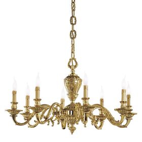 ΚΛΑΣΙΚΆ ΦΩΤΙΣΤΙΚΆ < ΙΤΑΛΙΚΆ POSSONI >   CHANDELIER FINISH  002-008    8XMAX42W E14 - ΚΡΕΜΑΣΤΆ ΦΩΤΙΣΤΙΚΆ