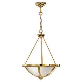 ΚΛΑΣΙΚΆ ΦΩΤΙΣΤΙΚΆ < ΙΤΑΛΙΚΆ POSSONI >   CHANDELIER WITH OPAL GLASS FINISH  006-008-034    3XMAX42W E14 - ΚΡΕΜΑΣΤΆ ΦΩΤΙΣΤΙΚΆ