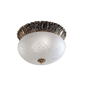 ΚΛΑΣΙΚΆ ΦΩΤΙΣΤΙΚΆ < ΙΤΑΛΙΚΆ POSSONI >   CEILING LIGHT WITH GLASS FINISH  002-008    2XMAX28W E27 - ΟΡΟΦΉΣ ΦΩΤΙΣΤΙΚΆ 