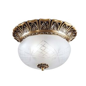 ΚΛΑΣΙΚΆ ΦΩΤΙΣΤΙΚΆ < ΙΤΑΛΙΚΆ POSSONI >   CEILING LIGHT WITH GLASS FINISH  002    2XMAX28W E27 - ΟΡΟΦΉΣ ΦΩΤΙΣΤΙΚΆ 