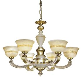 ΚΛΑΣΙΚΆ ΦΩΤΙΣΤΙΚΆ < ΙΤΑΛΙΚΆ POSSONI >   CHANDELIER WITH ALABASTER FINISH  003-008-034    6XMAX28W E14 - ΚΡΕΜΑΣΤΆ ΦΩΤΙΣΤΙΚΆ