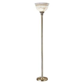 ΚΛΑΣΙΚΆ ΦΩΤΙΣΤΙΚΆ < ΙΤΑΛΙΚΆ POSSONI >   ANTIQUE BRASS FINISH FLOOR LAMP WITH ALABASTER FINISH  008    1XMAX92W E27 - ΚΡΕΜΑΣΤΆ ΦΩΤΙΣΤΙΚΆ